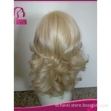 Heat-Safe Strawberry/ Pale Blonde Lace Front Wig Slight Body & Soft Layers